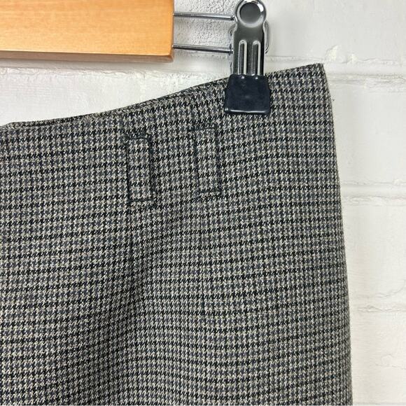 H&M Plaid Houndstooth Knit Button Front Pencil Skirt Size 10 - Picture 7 of 9